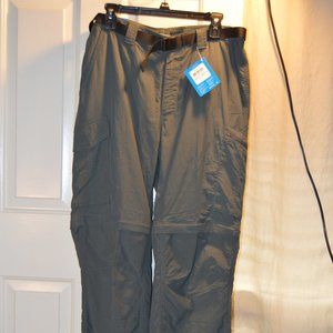 (sold) Columbia Silver Ridge conv. pants 36x32 nwt